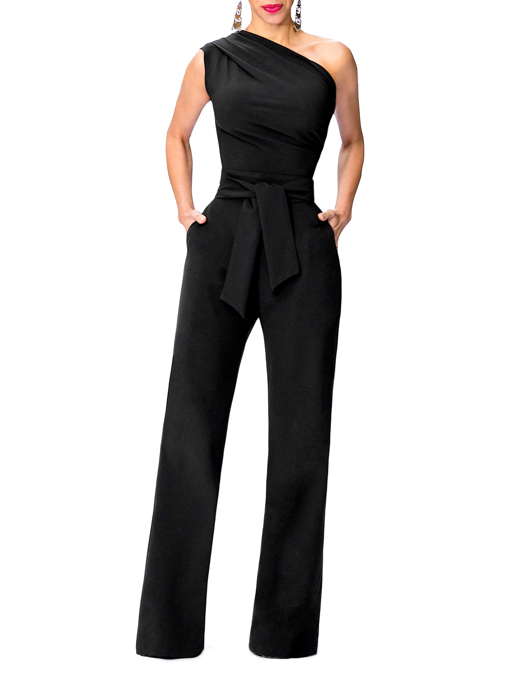 Yilon ワンピース　WAIST BELT ASYMMETRY OP 3r8ev8JqhlTuRvnOHOrSJalW7EXTEh