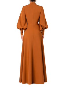 "Sotomayor" Caramel Maxi Dress