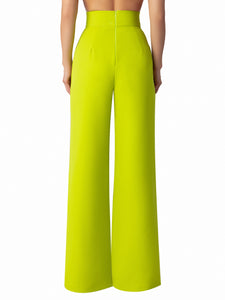 "Limon" Lime High Waist Pants