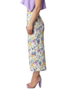 "Petal" Floral Pencil Skirt