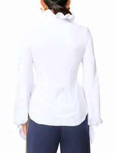 "Selena" White Dress Shirt