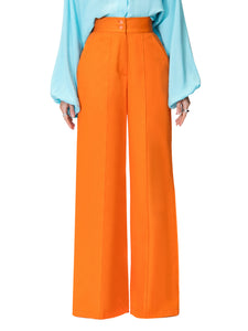 "Tina" Orange High Waist Pants
