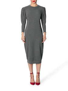 "Halle" Grey Sweater Dress