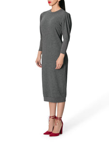 "Halle" Grey Sweater Dress
