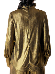 "Dynasty" Gold Sleeve Top