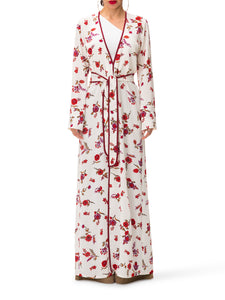 "Magnolia" Floral Maxi Length Kimono