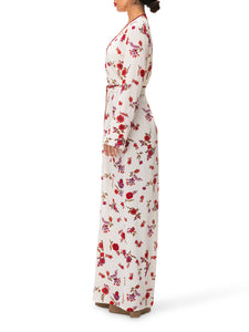 "Magnolia" Floral Maxi Length Kimono
