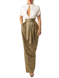 “Eldora” Tulip Gold Skirt